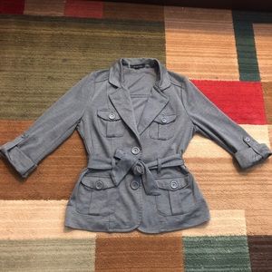 Women’s forever 21 blazer jacket gray sz L